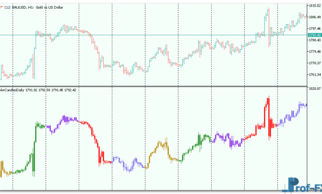 ColorCandlesDaily mt5 indicator