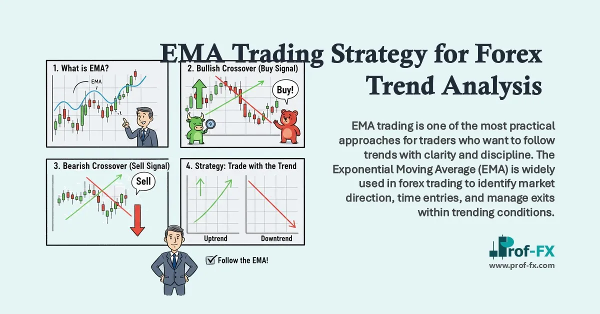 EMA Trading Strategy for Forex Trend Analysis