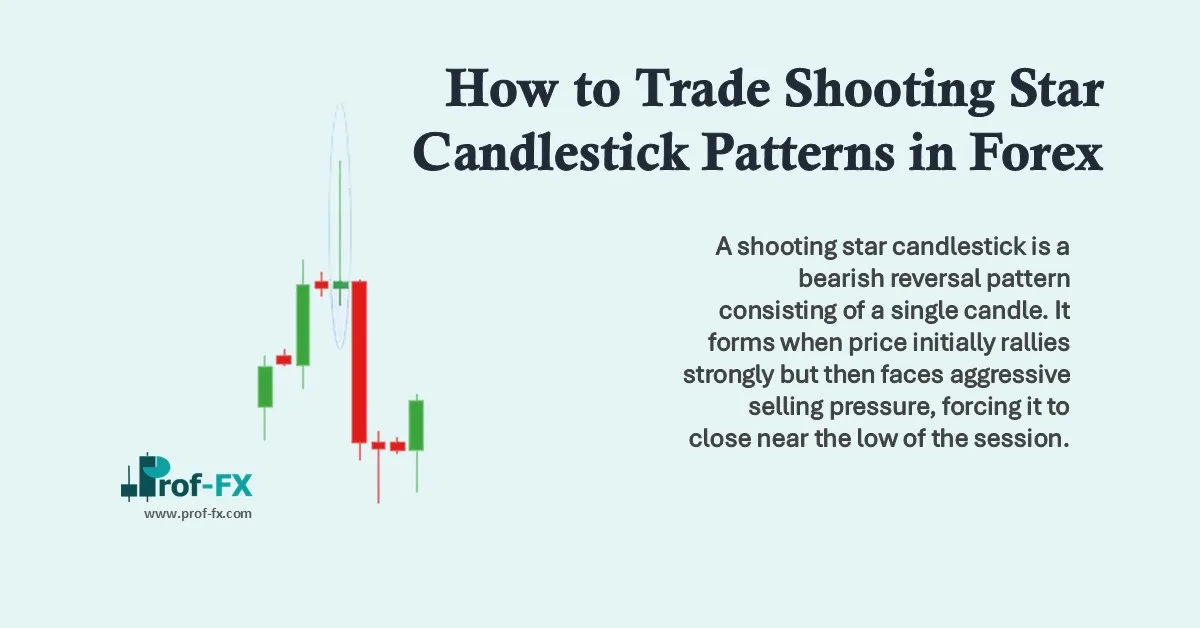 How to Trade Shooting Star Candlestick Patterns in Forex