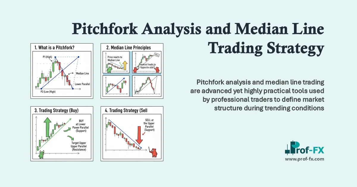Pitchfork Analysis and Median Line Trading Strategy
