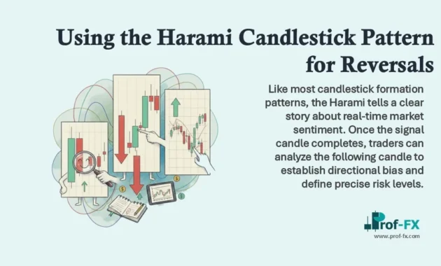 Using the Harami Candlestick Pattern for Reversals