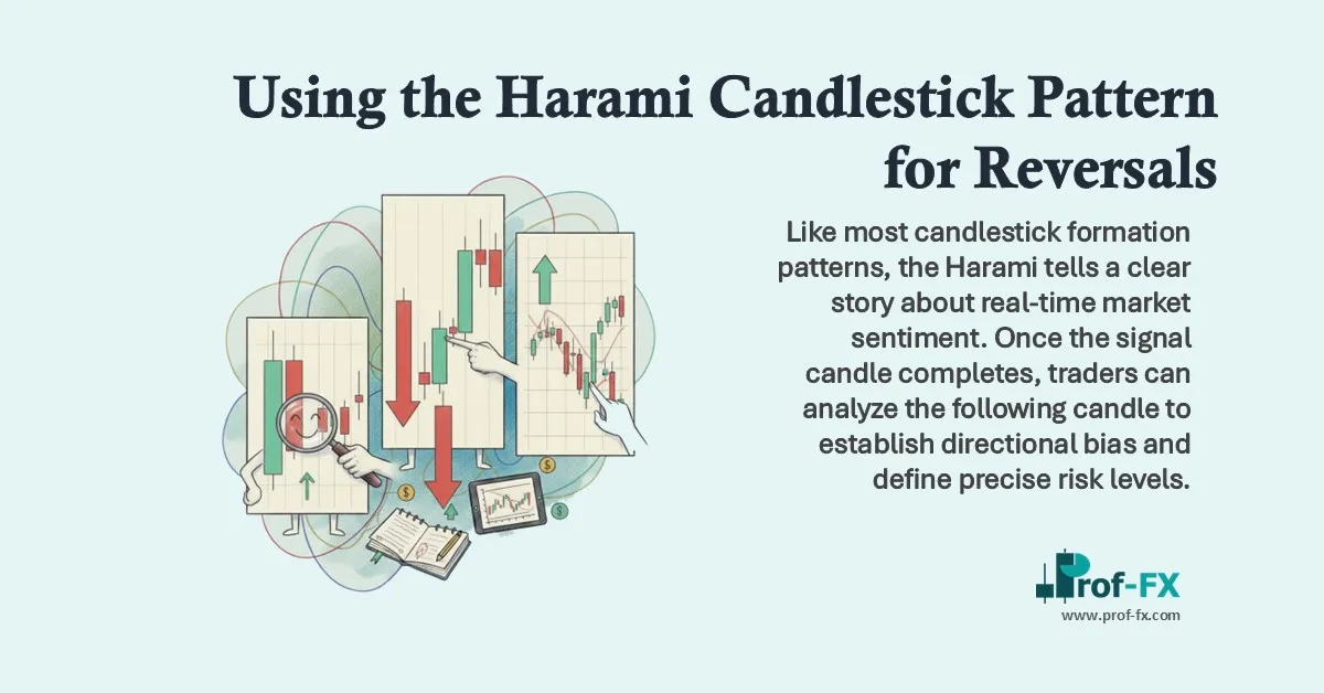 Using the Harami Candlestick Pattern for Reversals