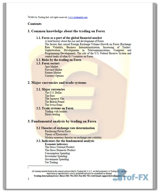 Trading For A Living In The Forex Market pdf