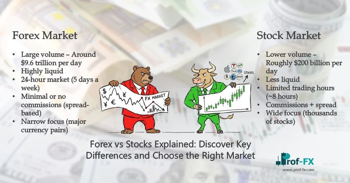 Forex vs Stocks Explained