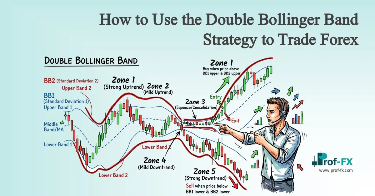 How to Use the Double Bollinger Band Strategy to Trade Forex