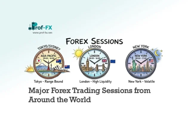 Major Trading Sessions from Around the World