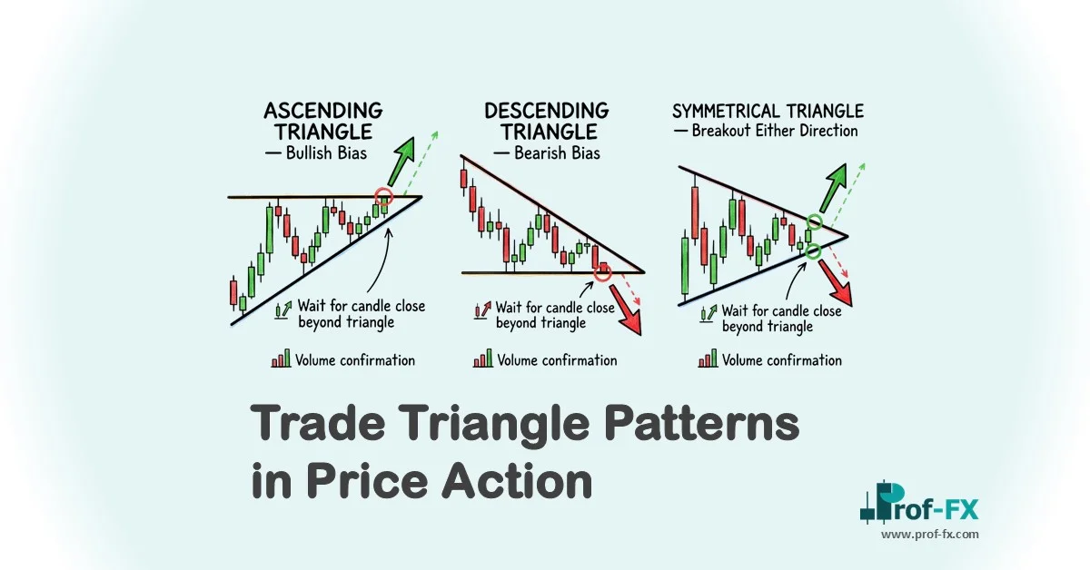 Trade Triangle Patterns in Price Action