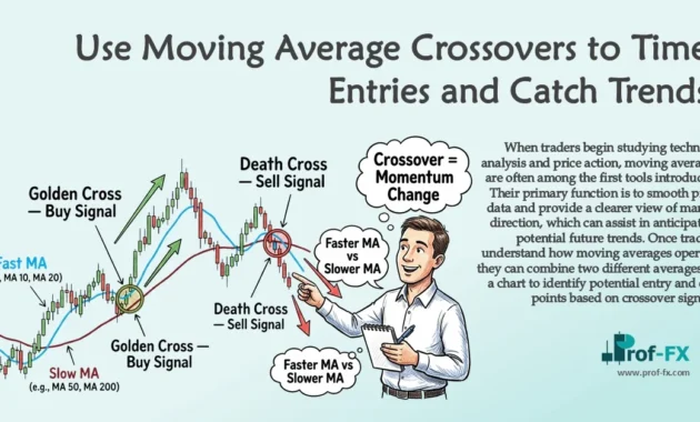 Use Moving Average Crossovers to Time Entries and Catch Trends